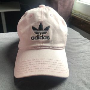 Pink adidas hat